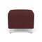 Lesro Siena Lounge Reception 1 Seat Bench, Brushed Steel, RF Nebbiolo Upholstery SN1001 - alternate 1